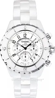 Chanel J12 Chronograph H1007 41mm Ceramic White