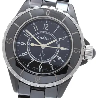 Chanel J12 H0682 33mm Black ceramic Black