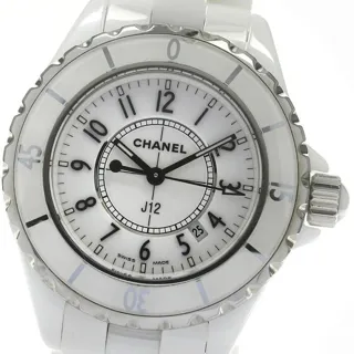 Chanel J12 H0968 33mm White ceramic White