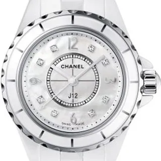 Chanel J12 H2570 29mm White ceramic White