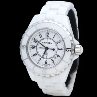 Chanel J12 33mm Ceramic White