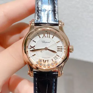 Chopard Happy Sport 274808-5008 36mm Rose gold Mother of pearl