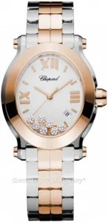 Chopard Happy Sport 278546-6003 34mm 18 carat rose gold$steel White