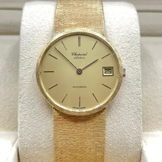 Chopard 34mm Yellow gold Champagne