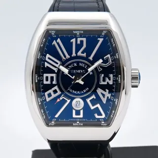 Franck Muller Vanguard V45SCDTACBU 53.5mm Steel Blue