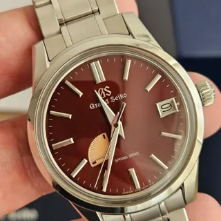 Grand Seiko Elegance Collection SBGA499 40mm Steel Bordeaux