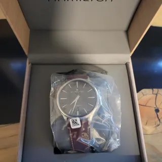 Hamilton Jazzmaster Thinline H38525881 40mm Stainless steel Gray