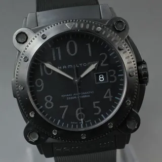 Hamilton Khaki Navy BeLOWZERO H785850 45mm Steel Black