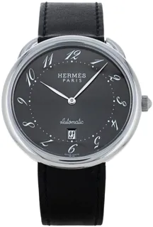 Hermès Arceau 042350WW00 40mm Steel Silver