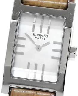 Hermès Tandem TA1.210 19mm Steel White