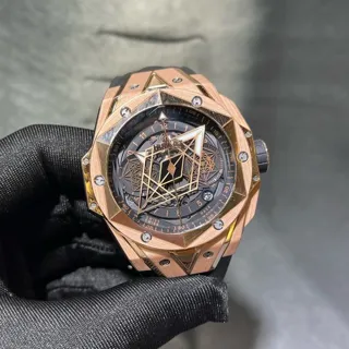 Hublot Big Bang Sang Bleu 418.OX.1108.RX.MXM19 45mm Yellow gold Black