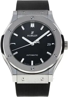 Hublot Classic Fusion 45, 42, 38, 33  511.NX.1171.RX 45mm black titanium Black