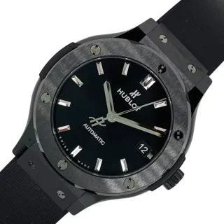 Hublot Classic Fusion 45, 42, 38, 33  565.CM.1470.RX 38mm Black ceramic Black