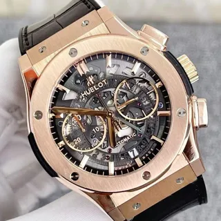 Hublot Classic Fusion 525.ox.0180.lr 45mm Yellow gold Skeletonized