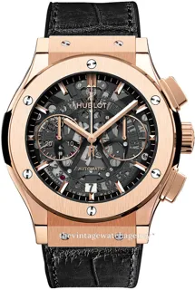 Hublot Classic Fusion 525.ox.0180.lr 45mm Yellow gold Black