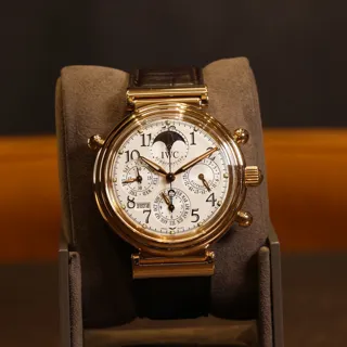 IWC Da Vinci Perpetual Calendar 3754 41mm 18K Gold Silver