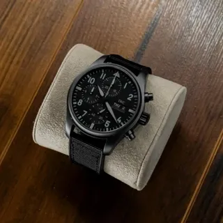 IWC Pilot Chronograph Top Gun IW3881-06 41mm Ceratanium Black