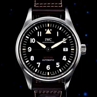 IWC Pilot IW326803 39mm Stainless steel Green