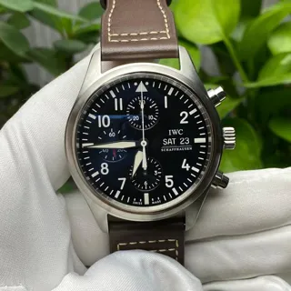 IWC Pilot IW371701 42mm Stainless steel Black