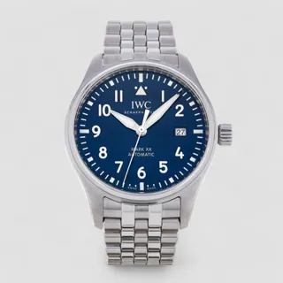 IWC Pilot Mark IW3282-04 40mm Stainless steel Blue