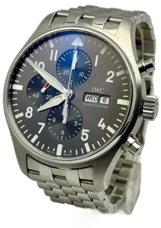 IWC Pilot Spitfire Chronograph IW377719 43mm Stainless steel Gray