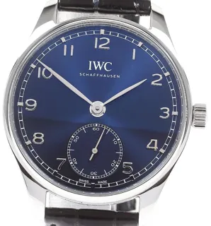 IWC Portugieser IW358305 40mm Stainless steel Blue