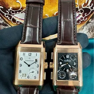 Jaeger-LeCoultre Grande Reverso Q3022420 46mm Rose gold Silver