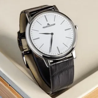 Jaeger-LeCoultre Master Ultra Thin Q12935E1 39mm White gold Silver