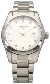 Longines Conquest Classic L2.286.4 29.5mm Steel Mother of pearl