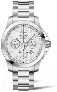 Longines Conquest L3.677.4.76.6 41mm Stainless steel Silver