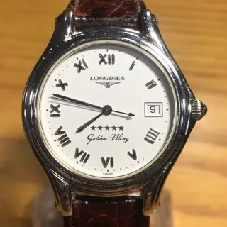 Longines Golden Wing L3.606.4 34mm Stainless steel White