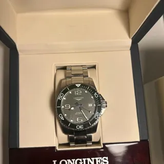 Longines HydroConquest L3.781.4.06.6 41mm Stainless steel Green