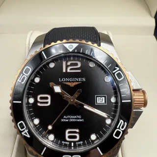 Longines HydroConquest L37823589 43mm Stainless steel Black