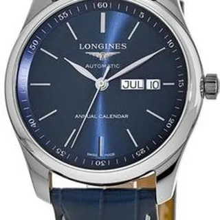 Longines Master Collection L29104920 40mm Stainless steel Blue