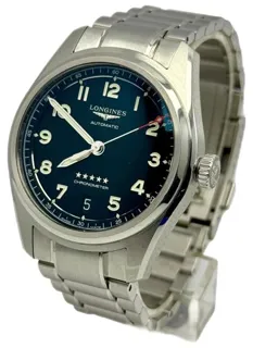 Longines Spirit L3.410.4.53.6 37mm Stainless steel Black