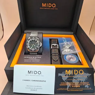 Mido Ocean Star M026.830.11.051.00 40.5mm Stainless steel Black