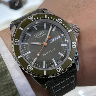 Mido Ocean Star M026.830.18.091.00 40.5mm Stainless steel Green