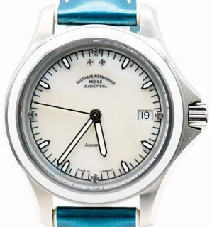 Mühle Glashütte S.A.R. Rescue-Timer M1-42-25-NB 39mm Ceramic and Stainless steel White