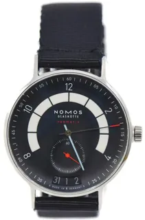 NOMOS Autobahn 1302 41mm Stainless steel Blue