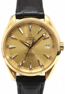 Omega Aqua Terra 231.53.42.21.08.001 41.5mm Yellow gold Golden