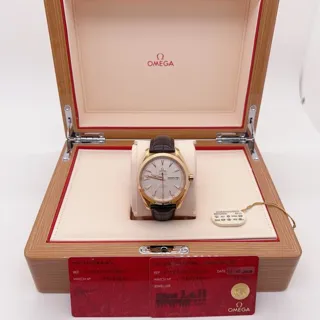 Omega Aqua Terra 231.53.43.22.02.002 43mm Red gold Silver