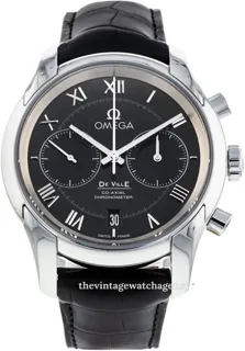 Omega De Ville Co-Axial 431.13.42.51.01.001 Stainless steel Black