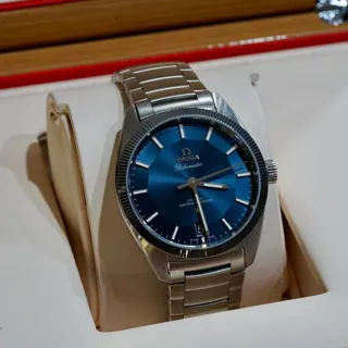 Omega Globemaster 130.30.39.21.03.001 39mm Stainless steel Blue