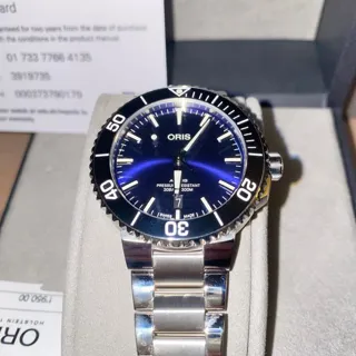 Oris Aquis 01 733 7766 4135-07 8 22 05PEB 41.5mm Stainless steel Blue