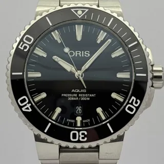 Oris Aquis Date 01 733 7730 4134-07 8 24 05PEB 43.5mm Stainless steel Black