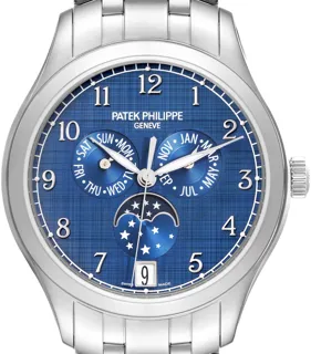 Patek Philippe Annual Calendar 4947/1A-001 38mm Stainless steel Blue