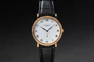 Patek Philippe Calatrava 3919 33mm Yellow gold White