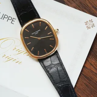 Patek Philippe Ellipse 5738R-001 34.5mm Rose gold Black