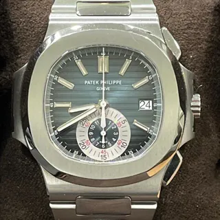 Patek Philippe Nautilus 5980/1A-001 40.5mm Stainless steel Blue