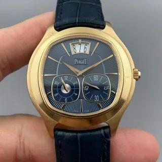 Piaget Emperador G0A33015 42mm Rose gold Blue